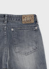 Deanb Low-waist Damaged Bootcut Denim Pants