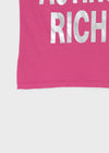 Weben Cap Sleeve Lettering Short Sleeve Tee