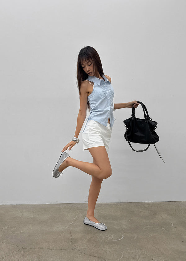 Belle Collar Sleeveless Blouse