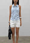 Belle Collar Sleeveless Blouse