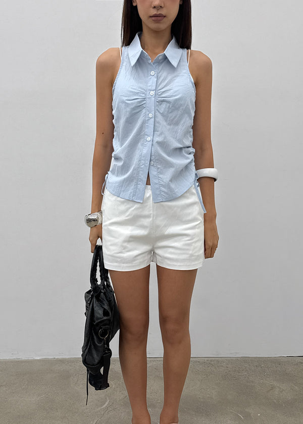 Belle Collar Sleeveless Blouse