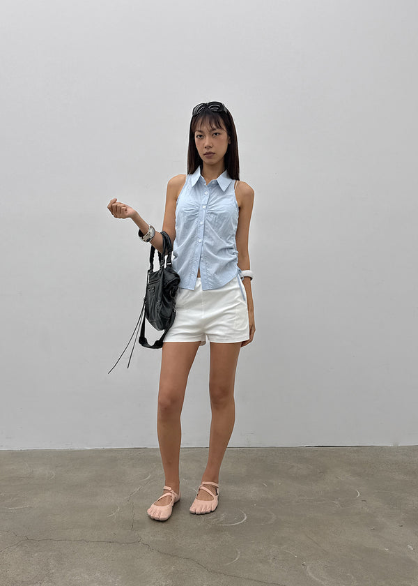 Belle Collar Sleeveless Blouse