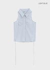 Belle Collar Sleeveless Blouse