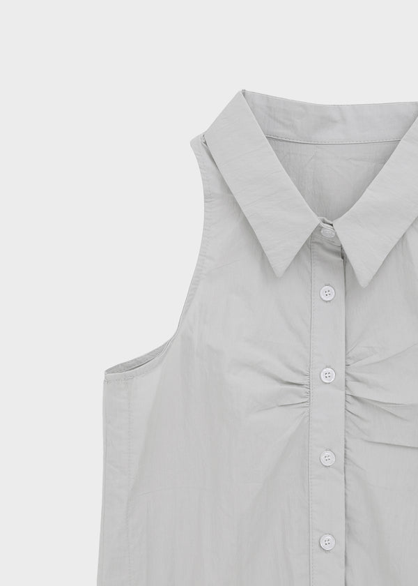 Belle Collar Sleeveless Blouse