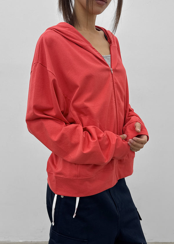 Fabiel Warmer Loose Fit Zip-up Hoodie