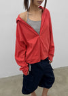 Fabiel Warmer Loose Fit Zip-up Hoodie