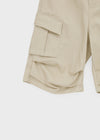 (UNISEX) Jetting Bermuda Back Elastic Cargo Pants