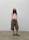 HelloT Capri Cargo Pants