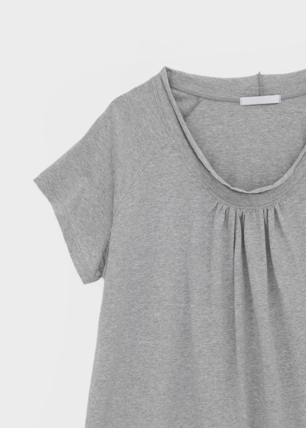 Kyouul Shirred Strap One-Shoulder Short Sleeve Tee