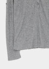 Debpin Henley Neck Roll-up Summer Long Sleeve Tee