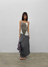 Beltol Lace Asymmetrical Sleeveless