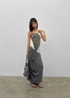 Beltol Lace Asymmetrical Sleeveless
