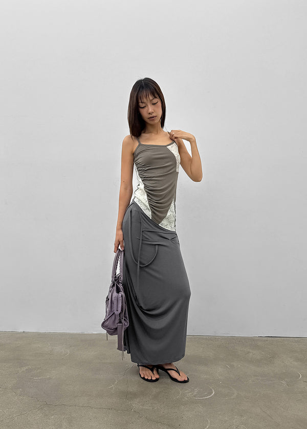 Beltol Lace Asymmetrical Sleeveless