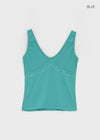 Rosike studded sleeveless