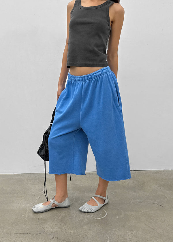 Sunking Pigment Cut Bermuda Shorts