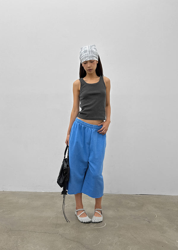 Sunking Pigment Cut Bermuda Shorts