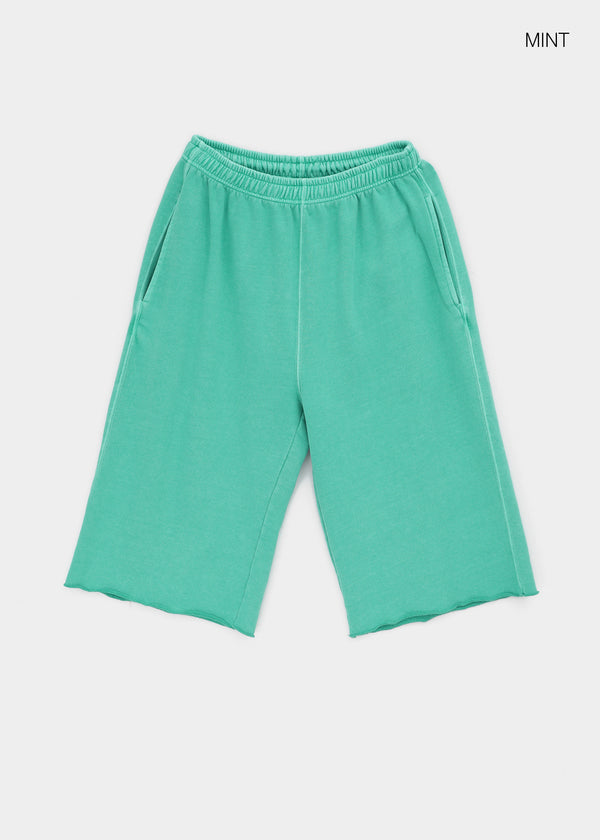 Sunking Pigment Cut Bermuda Shorts