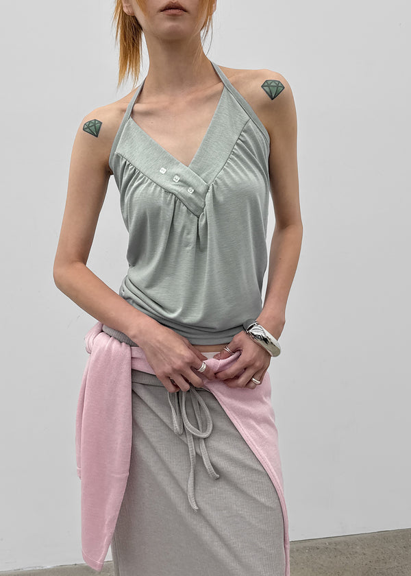 Abyss Beads Halter Sleeveless
