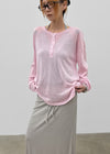 Scant Loose Fit Henley Neck Knit