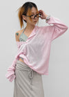 Scant Loose Fit Henley Neck Knit