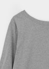 Bleak Off-shoulder 3/4 Sleeve Sweatshirt