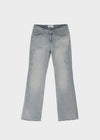 Gash Damaged Bootcut Denim Pants