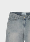 Gash Damaged Bootcut Denim Pants