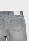 Gash Damaged Bootcut Denim Pants