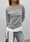 Spern Lettering Tencel Long Sleeve Tee