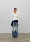 Spern Lettering Tencel Long Sleeve Tee