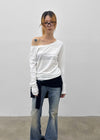 Spern Lettering Tencel Long Sleeve Tee