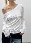 Spern Lettering Tencel Long Sleeve Tee