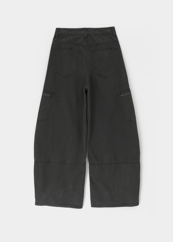 (UNISEX) Remnant Pigment Wide Cargo Pants