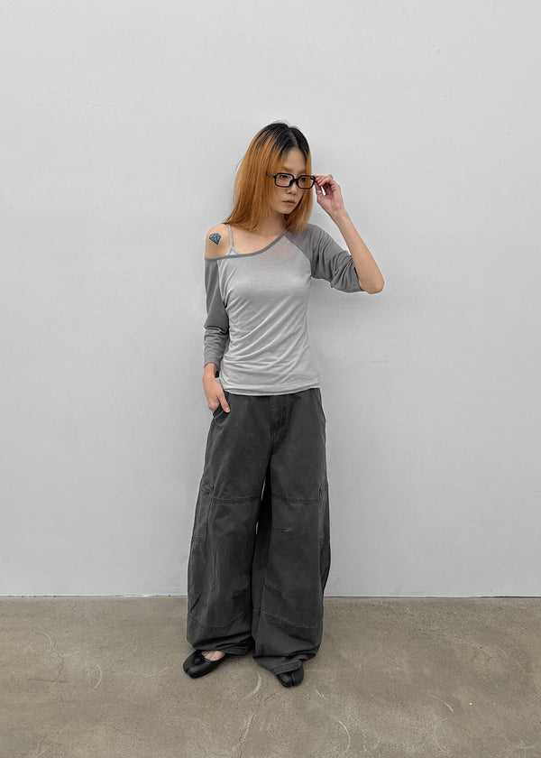 Frange Raglan 3/4 Sleeveless