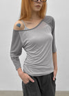 Frange Raglan 3/4 Sleeveless