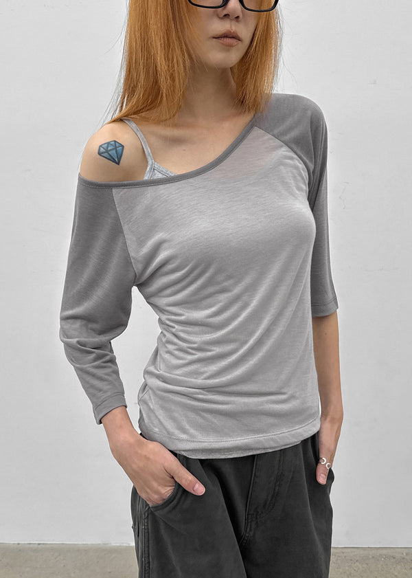 Frange Raglan 3/4 Sleeveless