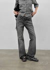 Moro's Washed Bootcut Denim Pants