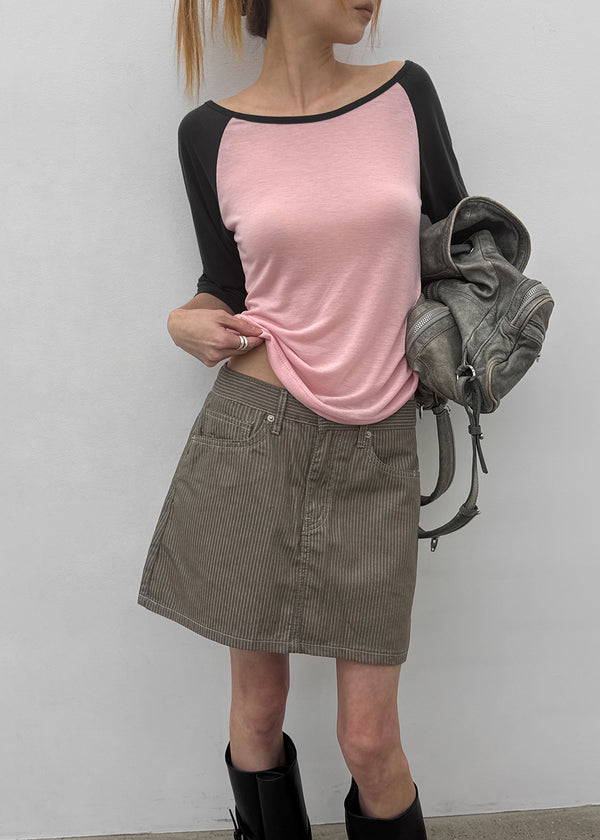 Frange Raglan 3/4 Sleeveless