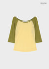 Frange Raglan 3/4 Sleeveless