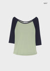 Frange Raglan 3/4 Sleeveless