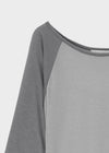 Frange Raglan 3/4 Sleeveless
