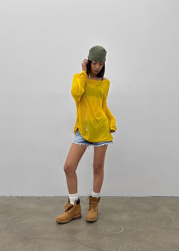 Pukati Damaged Short Denim Pants