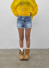 Pukati Damaged Short Denim Pants