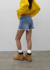 Pukati Damaged Short Denim Pants