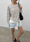 Boen Striped Summer Long Sleeve Tee