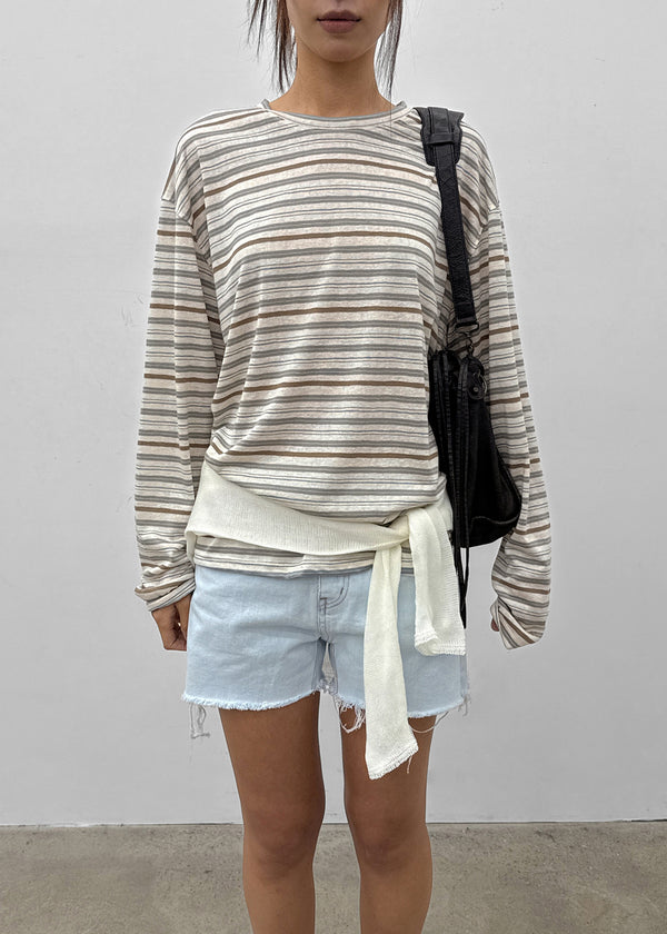 Boen Striped Summer Long Sleeve Tee