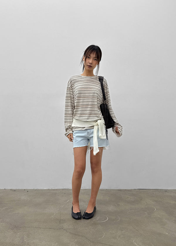 Boen Striped Summer Long Sleeve Tee