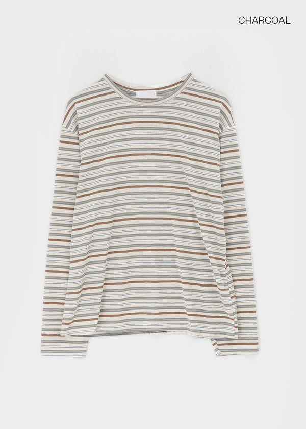 Boen Striped Summer Long Sleeve Tee
