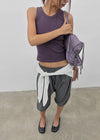 Vener ribbed sleeveless