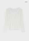 Bern V-neck Summer Knit Cardigan